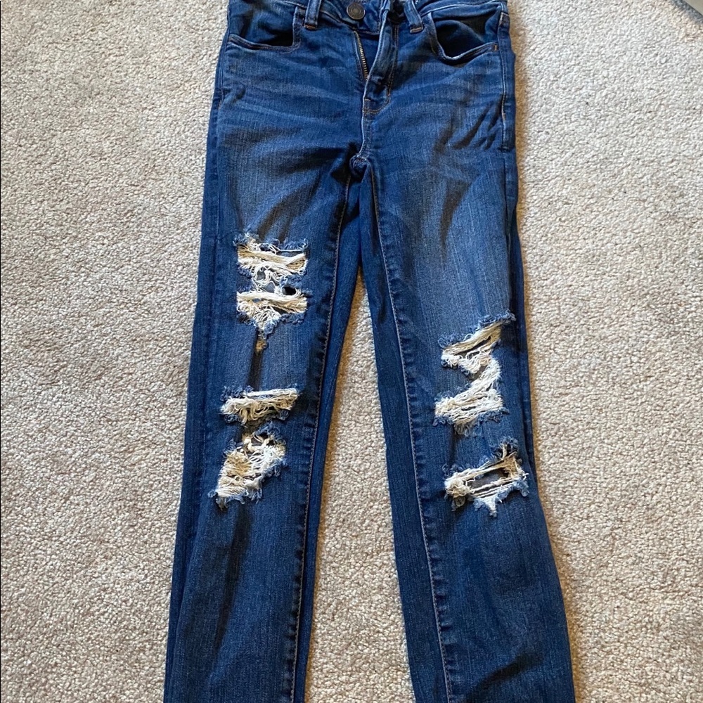american eagle high rise jogging 00